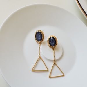 Hand-made new gemstone dangle earring